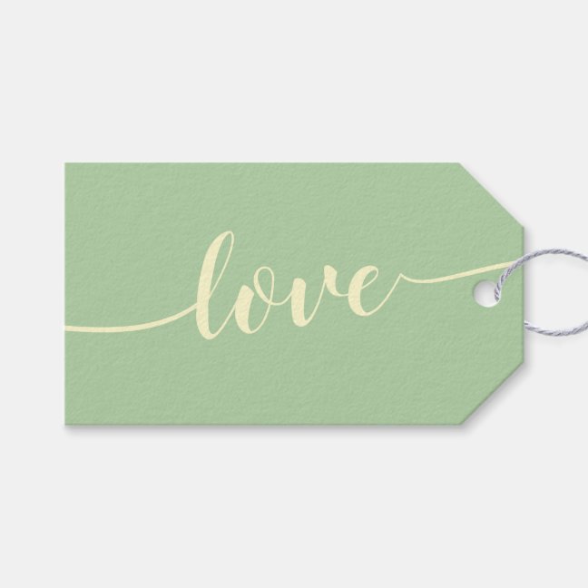 Pistachio & Cream Cheers Simple Love Gift Tags
