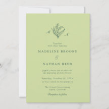 Pistachio Green Lily of the Valley Wedding