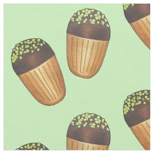 Pistachio Madeleines French Pastry Pastries Baking Fabric