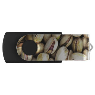 Pistachio Nuts Background Flash Drive