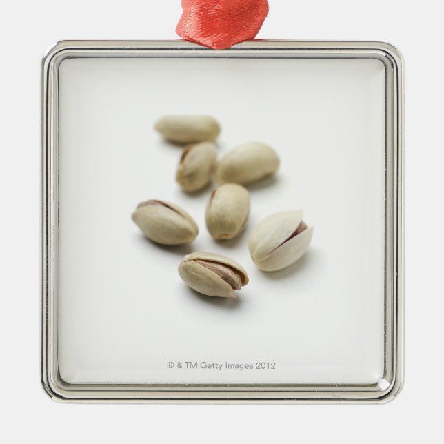 Pistachio nuts. metal ornament (Front)