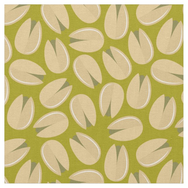 Pistachio Nuts Pattern Fabric (Close Up)