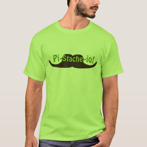 Pistachio Pi_stache_io Mustache T_Shirt