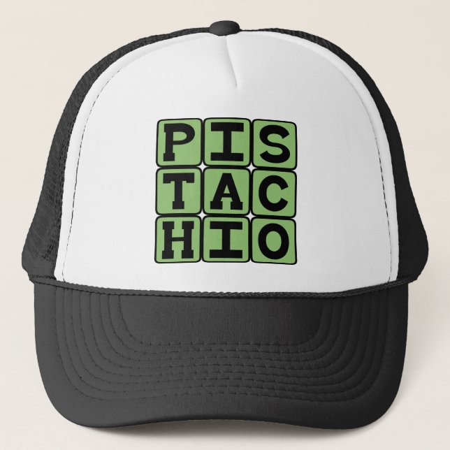 Pistachio, Snack Nut Trucker Hat (Front)