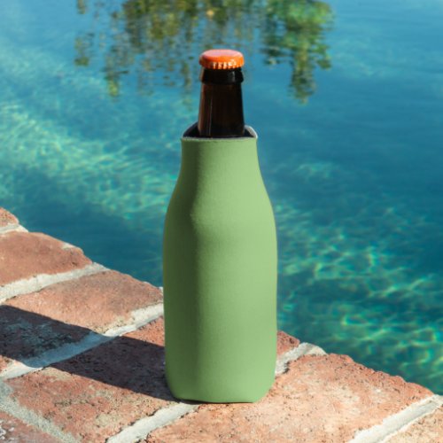 Pistachio Solid Color Bottle Cooler