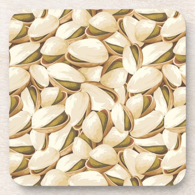 Pistachios Beverage Coaster (Front)
