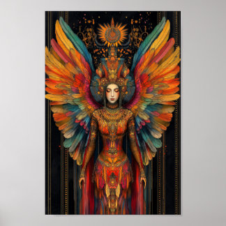 Pistis Sophia Gnostic Goddess Abstract Painting Poster