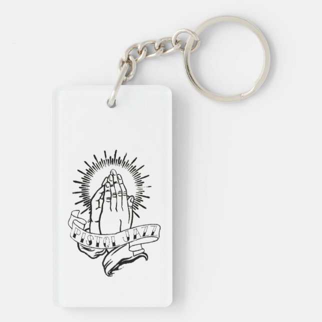 PISTOL JAZZ key holder Keychain (Back)