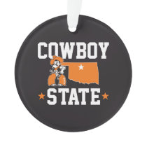 Pistol Pete Cowboy State Ornament