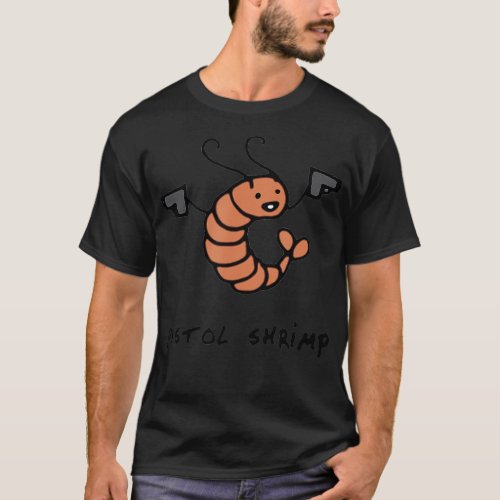 Pistol Shrimp Funny Sea Worm Sea Animals  T_Shirt