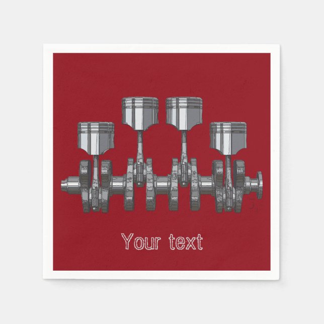 Piston Crankshaft Napkins (Front)