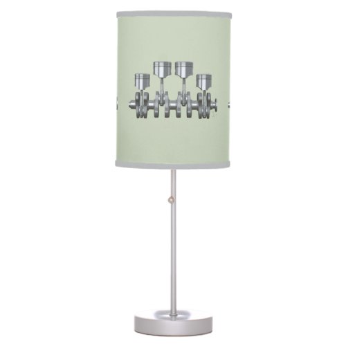 Piston Crankshaft Table Lamp