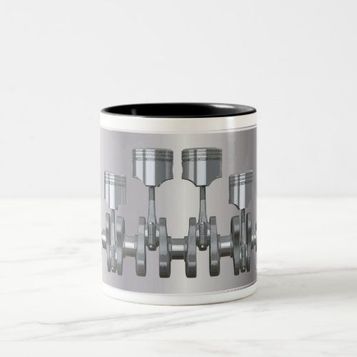 Piston Crankshaft Two_Tone Coffee Mug