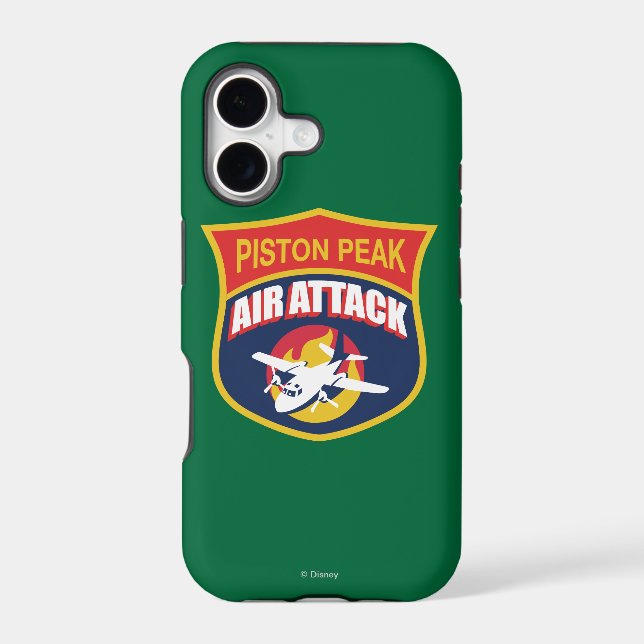 Piston Peak Air Attack Badge Iphone Case (Back)