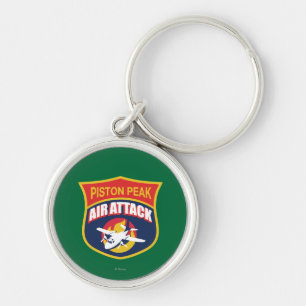 Piston Peak Air Attack Badge Keychain