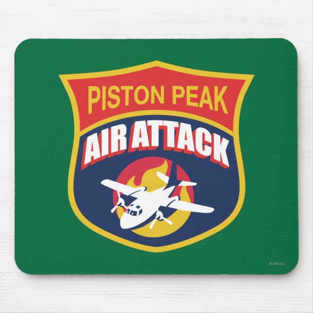 Piston Peak Air Attack Badge Mouse Pad (Front)