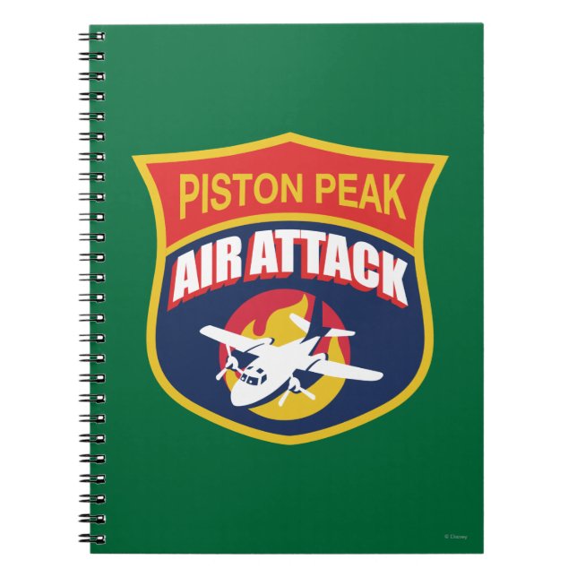 Piston Peak Air Attack Badge Notebook (Front)
