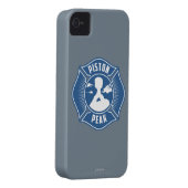 Piston Peak Badge Case-Mate iPhone Case (Back/Right)