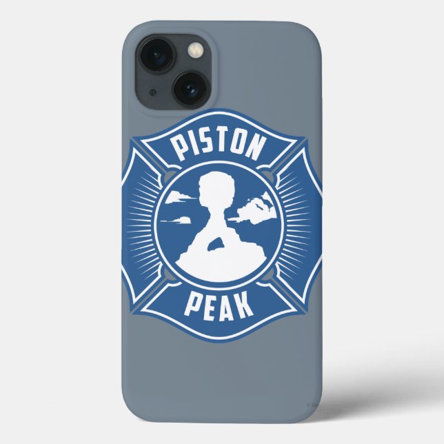 Piston Peak Badge Case-Mate iPhone Case (Back)