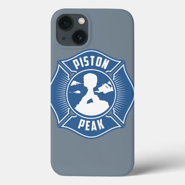 Piston Peak Badge Case-Mate iPhone Case (Back)