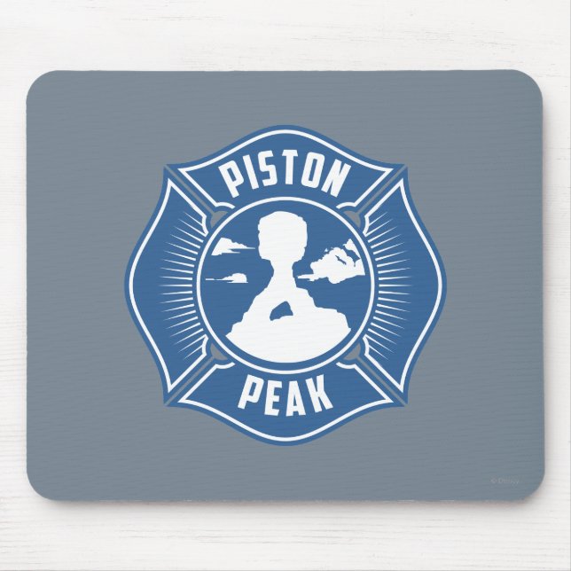 Piston Peak Badge Mouse Pad (Front)