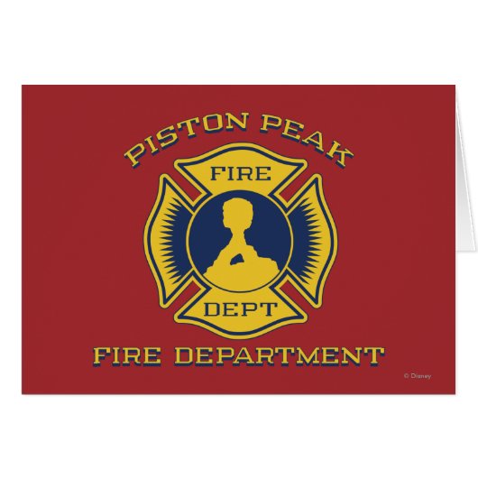 Piston Peak Fire Department Badge (Front Horizontal)