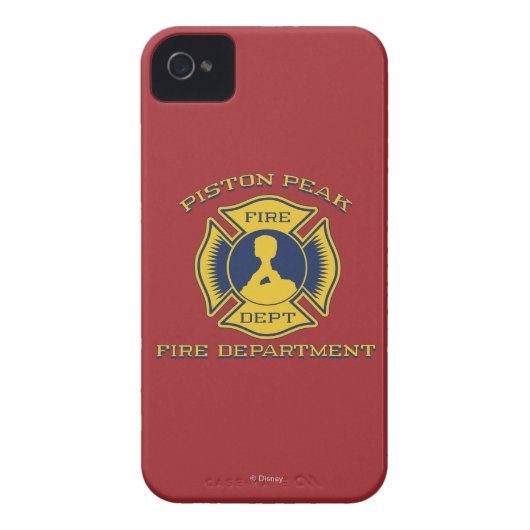 Piston Peak Fire Department Badge Case-Mate iPhone Case (Back)
