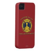 Piston Peak Fire Department Badge Case-Mate iPhone Case (Back/Right)