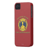 Piston Peak Fire Department Badge Case-Mate iPhone Case (Back Left)