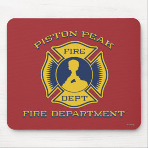 Piston Peak Fire Department Badge Mouse Pad