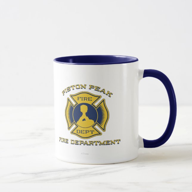 Piston Peak Fire Department Badge Mug (Right)