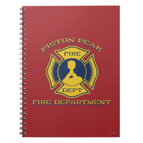 Piston Peak Fire Department Badge Notebook