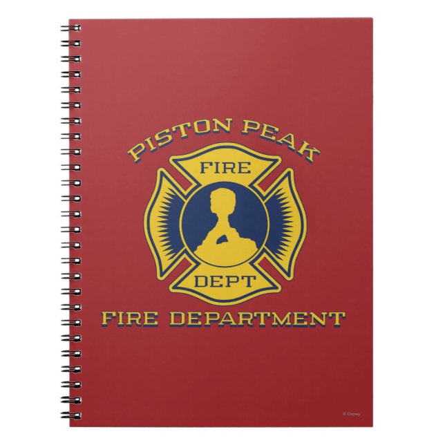 Piston Peak Fire Department Badge Notebook (Front)