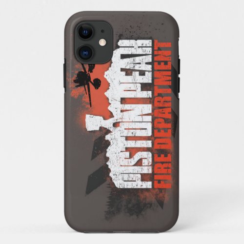 Piston Peak Fire Department iPhone 11 Case