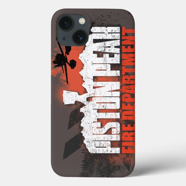 Piston Peak Fire Department Case-Mate iPhone Case (Back)