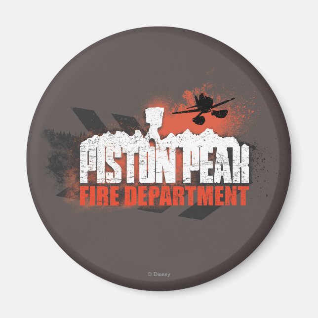 Piston Peak Fire Department Magnet (Front)