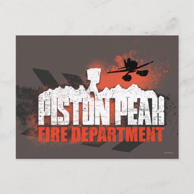 Piston Peak Fire Department Postcard (Front)