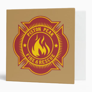 Piston Peak Fire & Rescue Badge Binder