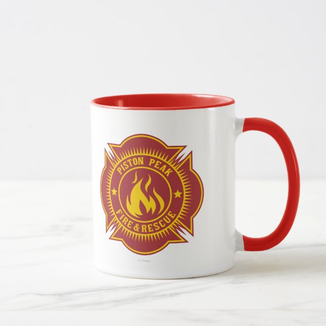 Piston Peak Fire & Rescue Badge Mug (Right)