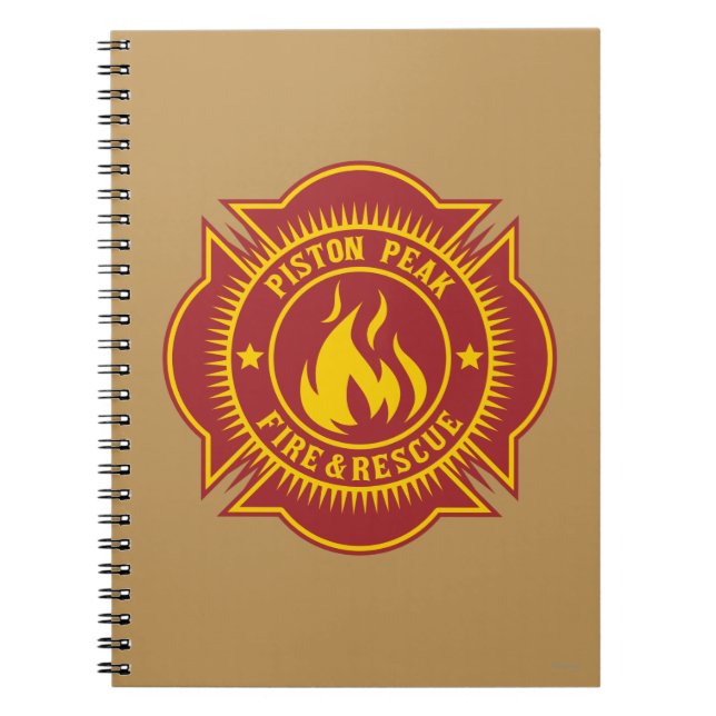 Piston Peak Fire & Rescue Badge Notebook (Front)