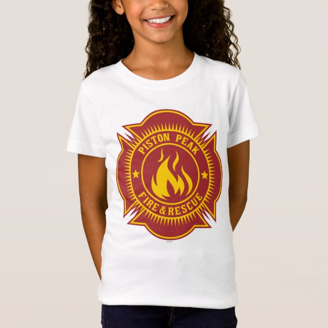 Piston Peak Fire & Rescue Badge T-Shirt (Front)