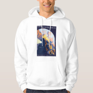 Piston Peak Railroad Illustration Hoodie