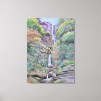 Pistyll Rhaeadr Waterfall, Wales Canvas Print
