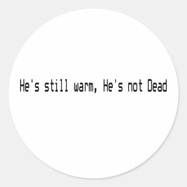 Pit Babe Classic Round Sticker (Front)