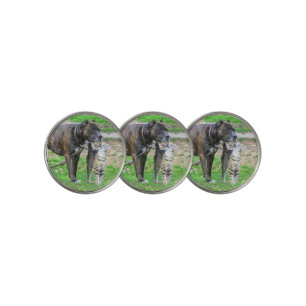 Pit Bull and Cat Golf Ball Marker