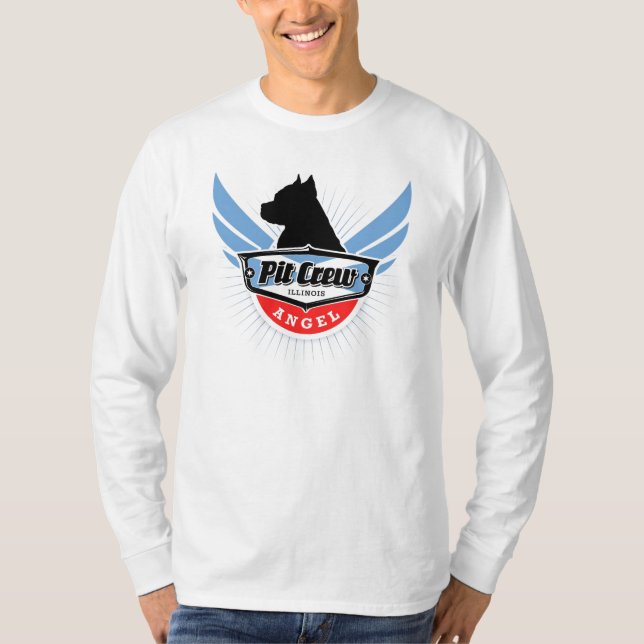 Pit Bull Angel- Long Sleeve T-Shirt (Front)