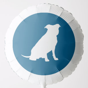 Pit Bull Baby Shower Dog Pitbull Blue Boy Balloon