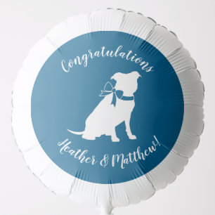 Pit Bull Baby Shower Pitbull Dog Blue Boy Balloon