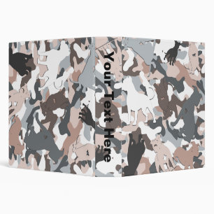 Pit Bull Camo 3 Ring Binder