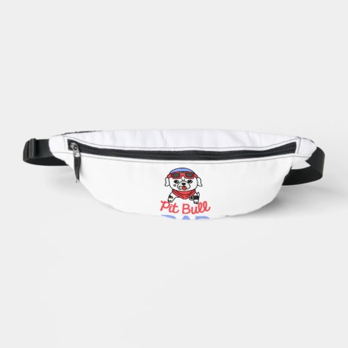 Pit Bull Dad Dog Owner Retro Dog Father Fanny Pack